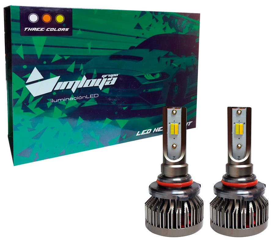 Focos Led 9006 Tricolor Imloya