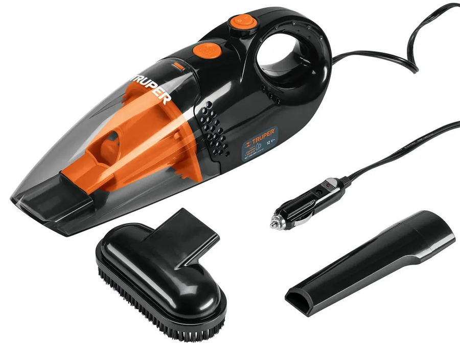 Aspiradora P/auto Liquidos Y Solidos 12v Truper