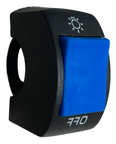 Interruptor Cuadrado Tecla P/Moto Azul
