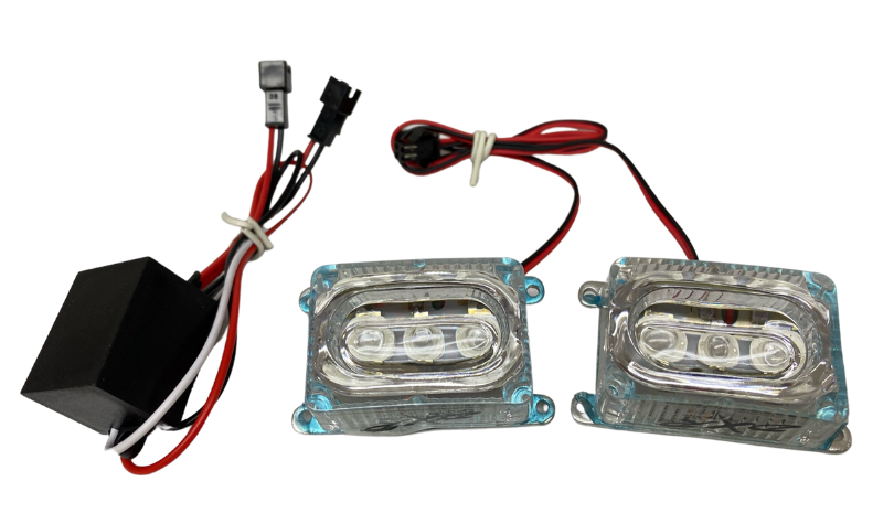 Estrobo 3 Led 2.5 Cm Blanco