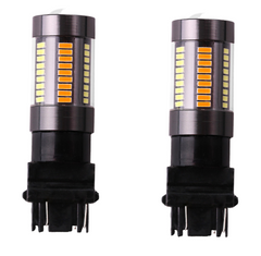 Focos Led 7443 Led Bicolor Blanco/Ambar