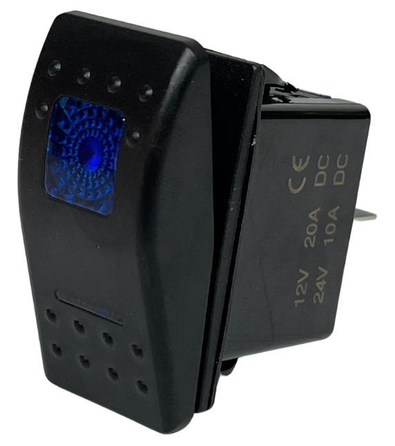 Interruptor Tecla 1P Rectangular C/Luz