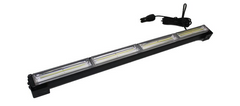 Barra Led 4 Cob Estrobo Multif Ambar