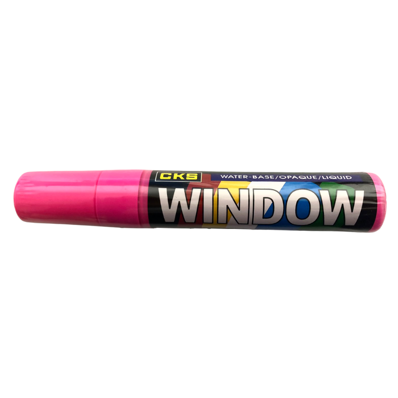 Marcador Para Vidrio Rosa