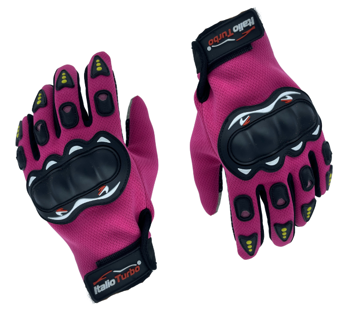 Guantes Para Moto Rosa