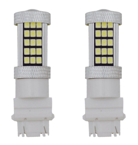 Focos Led 3157 66 Led Rojo Canbus