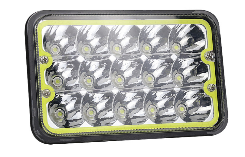 Faros Led 4x6 Con Drl Ambar