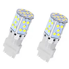 Focos 3157 35 Led Luz Fija Y Estrobo Canbus