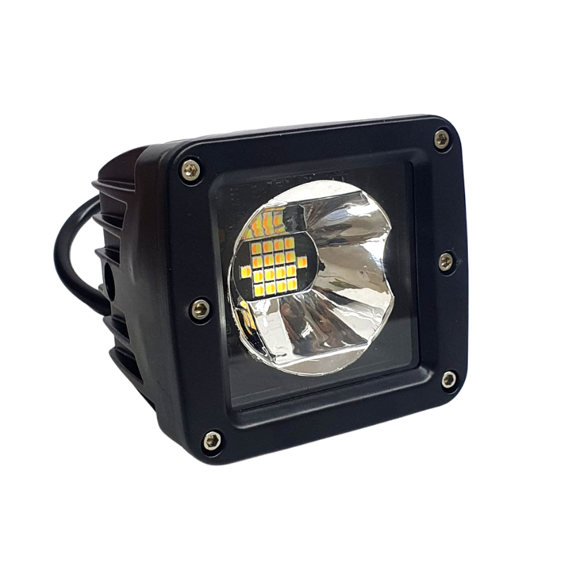 Faros Led Dually Luz Blanco/ambar Con Drl Ambar