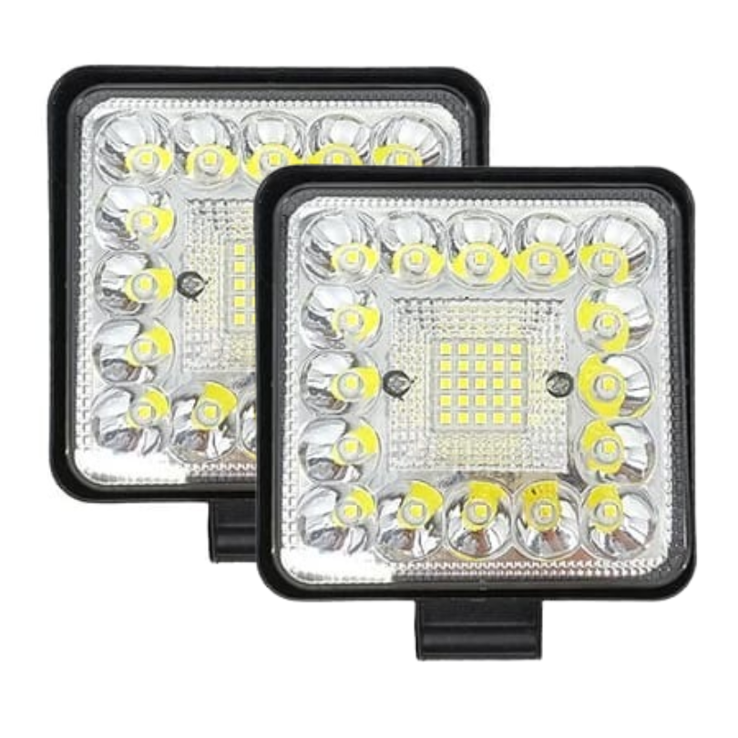 Faros Led Cuadrados 52 Led 52w