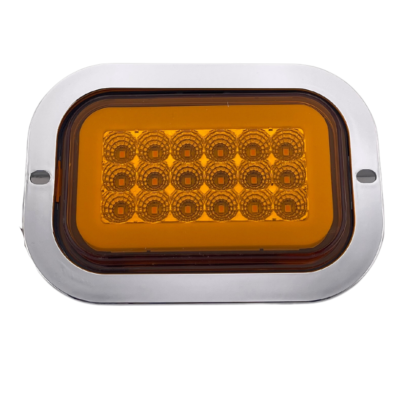 Plafon Led Tipo Gro-rim Gel Ambar C/estrobo