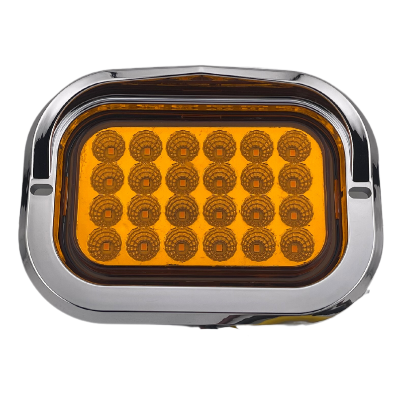Plafon 24 Led Cachuchua Tipo Gro-rim Ambar C/estrobo