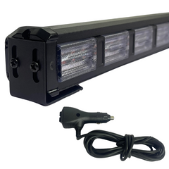 Barra De Led 23" 36w 19 Funciones+cambio De Color Blanco/ambar