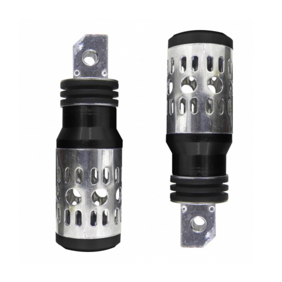 Posapie Deportivo Para Moto Negro
