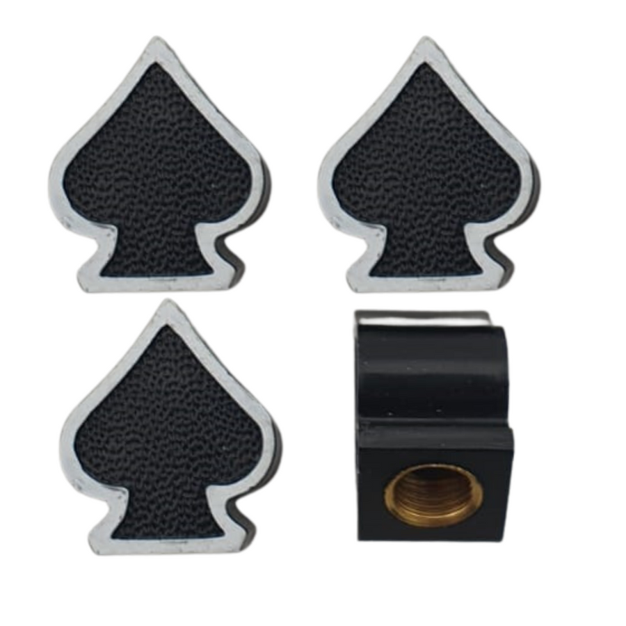 Tapon De Valvula Espada Negro 4 Pza