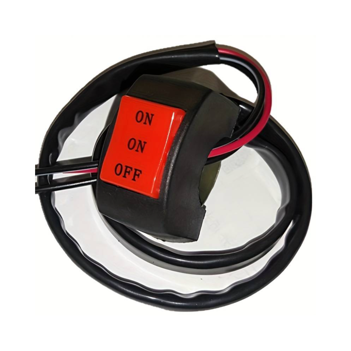 Interruptor Switch Para Moto 2 Pasos Rojo