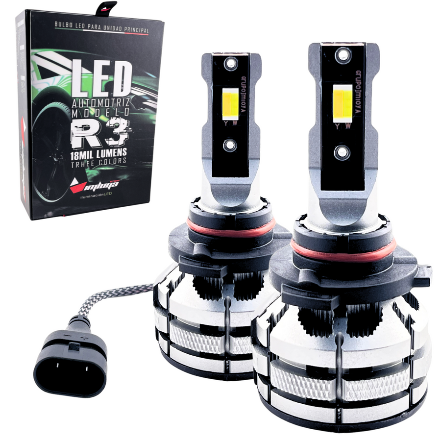 Focos Led 9005 Tricolor R3 Imloya