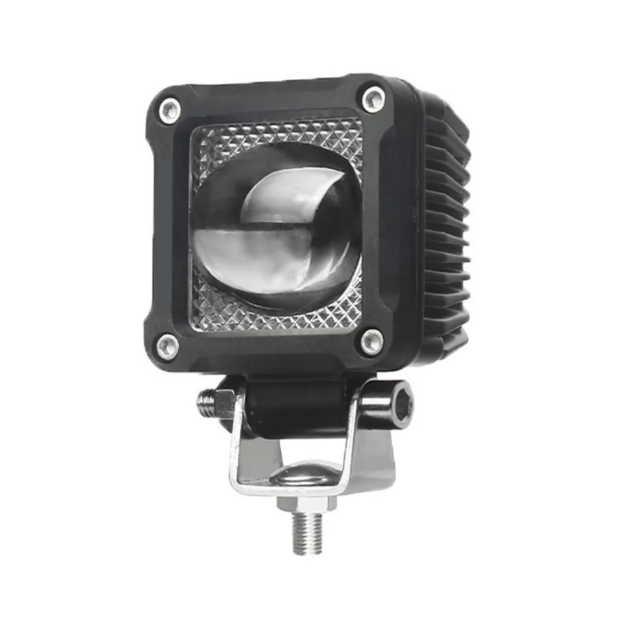 Faro Led Cuadrado 2" Lupa 8w Lumen-2007w-f