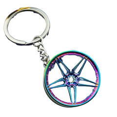 Llavero Metalico Rin Estrella Tornasol