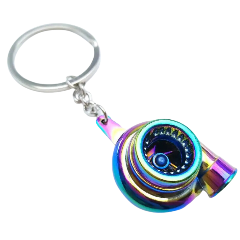 Llavero Metalico Turbo Tornasol