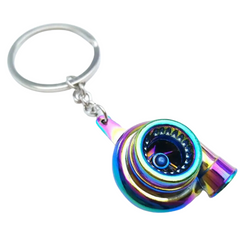 Llavero Metalico Turbo Tornasol