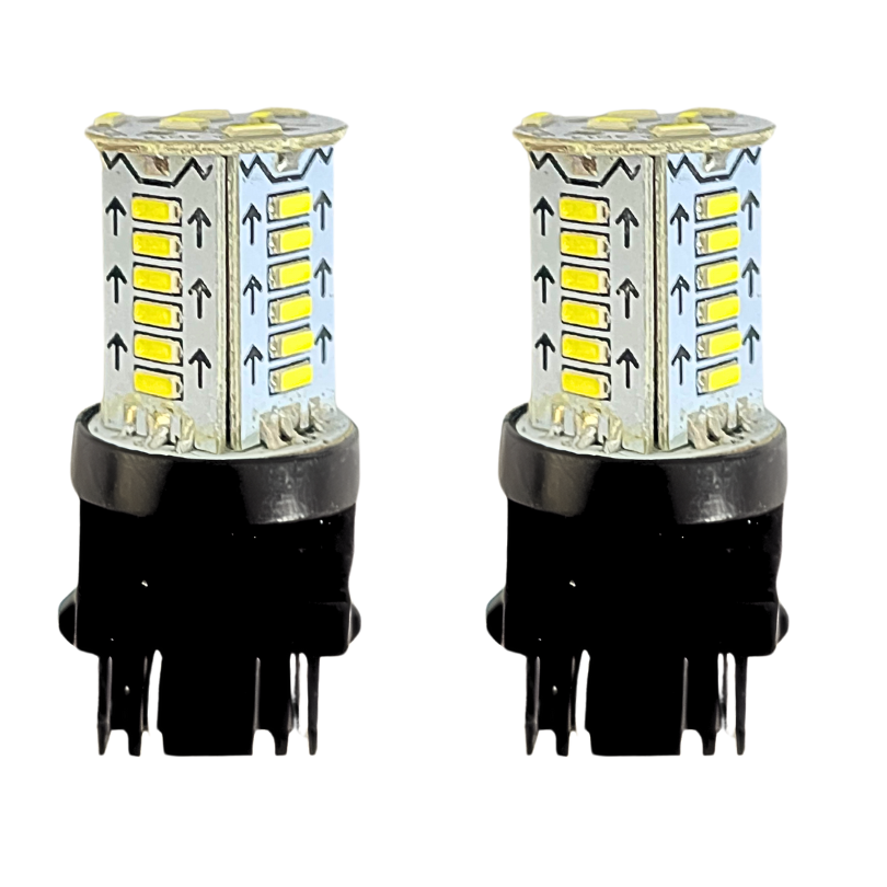 Foco Led 3157 30 Hiperled Rojo C/estrobo Y Luz Secuencial