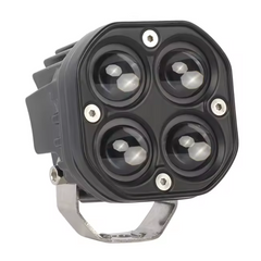 Faro Led 3" Tipo Dually 4 Lupas 60W Blanco/Ambar