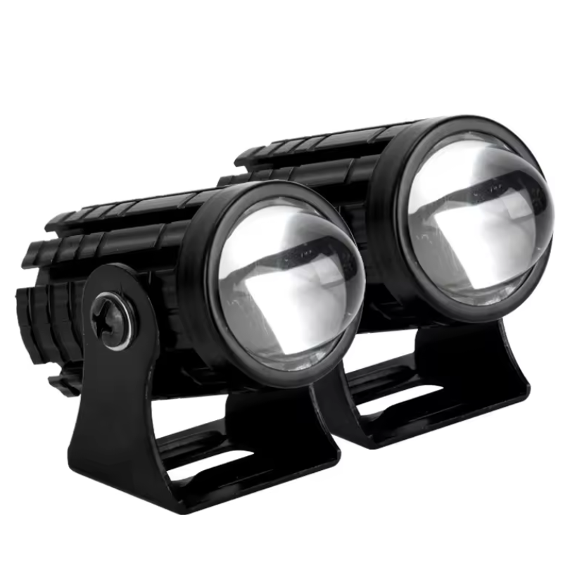 Faro Led Redondo 1" Lupa Blanco/Ambar