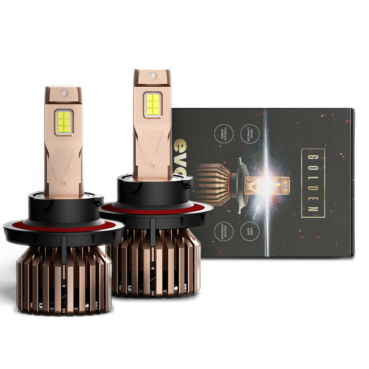 Focos Led H13 Evolum Golden