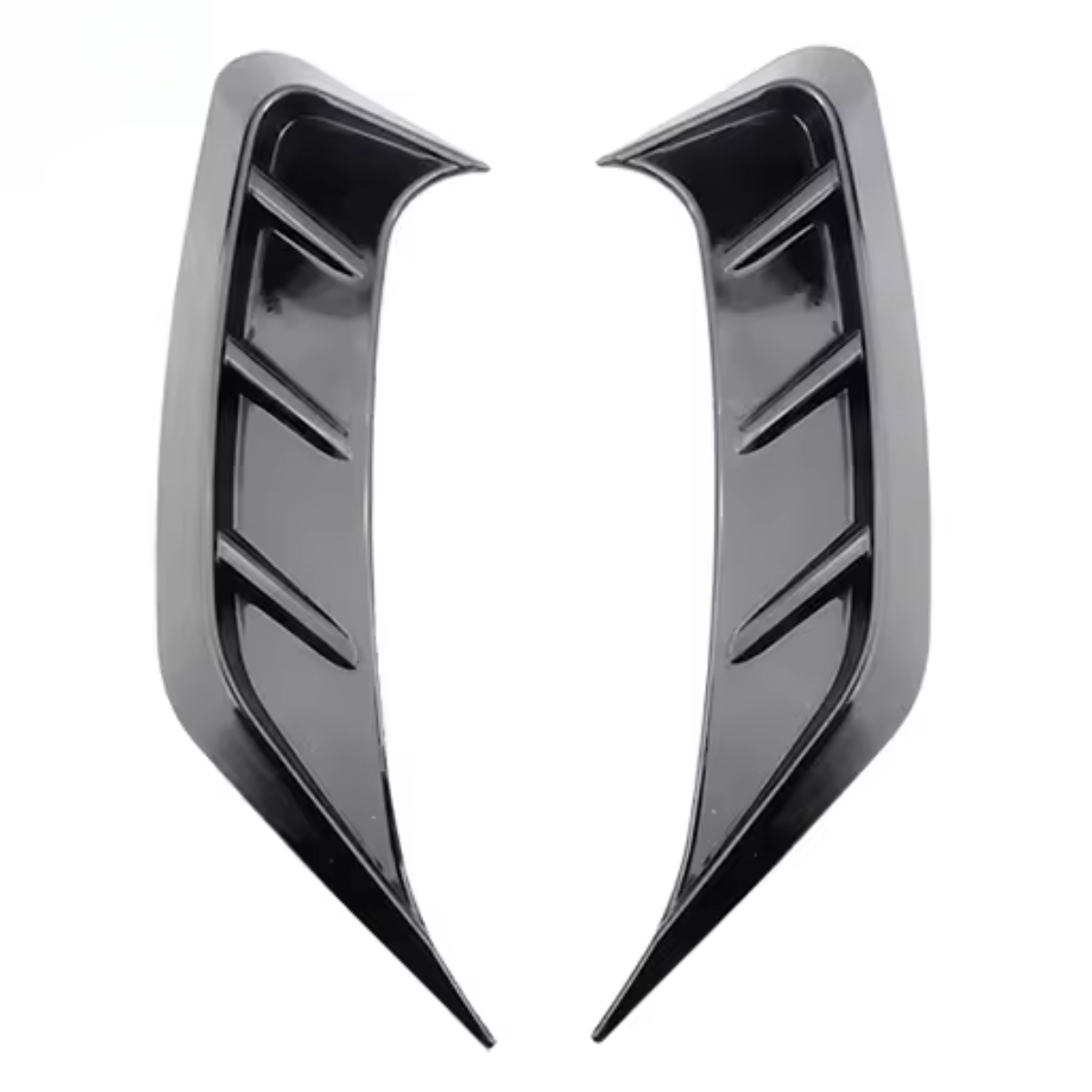 Toma De Aire Lateral Universal Negro 25X10Cm