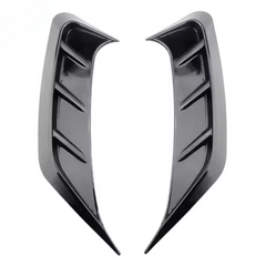 Toma De Aire Lateral Universal Negro 25X10Cm