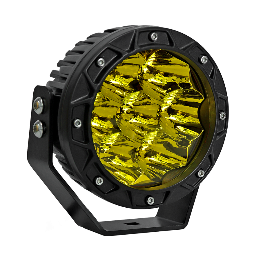 Faro Led Redondo 5" Round Light Amber Illume Mammoth