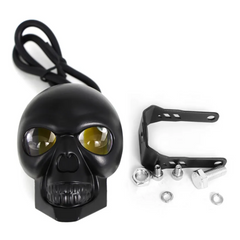 Faro Led Tipo Craneo Blanco/ambar Con Estrobo