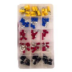 Kit De Terminales De Ojo Aisladas Varias Medidas 75pzas