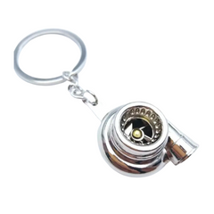Llavero Metalico Turbo Plata
