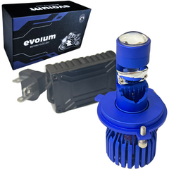 Foco Led H4 Para Moto Lupa Baja Y Alta 80w