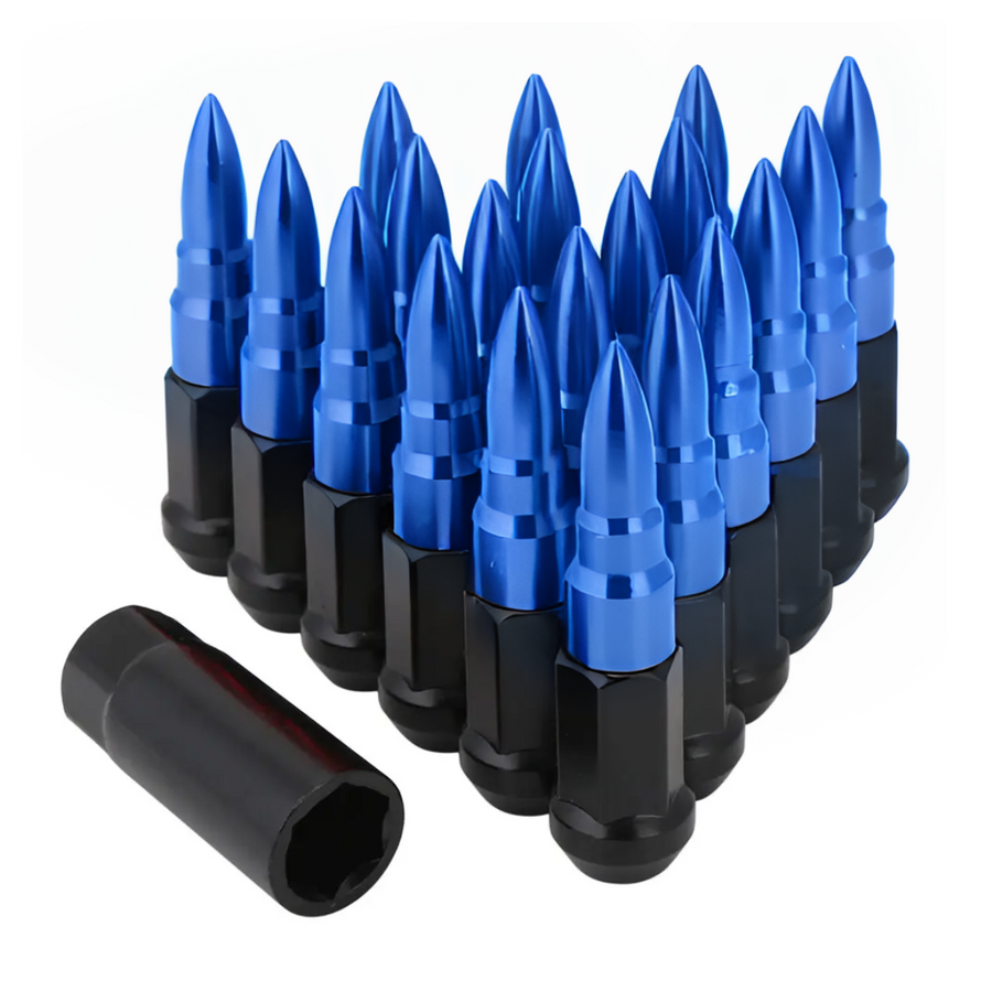 Tuerca Pico Metalica Conica Azul 12x1.5 20pza 1 Llave