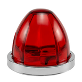 Plafon Tipo Watermelon Led Haz Luz Frontal Rojo Con Estrobo