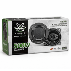 Bocinas Coaxiales 4" Atomic Iron4 3 Vias