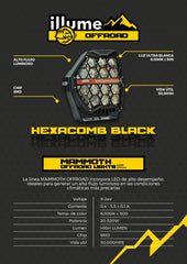 Faro Led Hexacomb Black Illume Mammoth