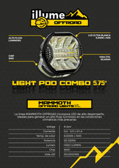 Faro Led Light Pod Combo 5.75" Illume Mammoth