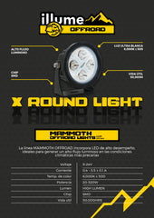 Faro Led X Round Light Illume Mammoth