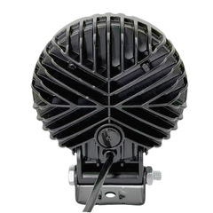 Faro Led Redondo Luz Blanca Con Estrobo Drl Ambar Y Logo Seña Ok Rgb