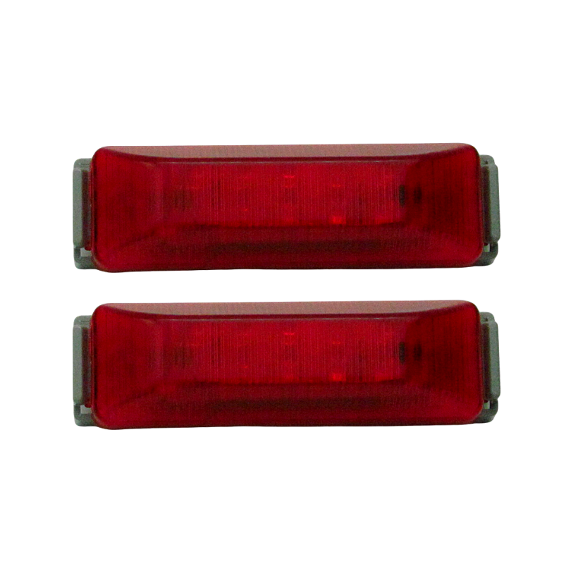 Plafon Lateral 10 Led 3 Funciones Rojo