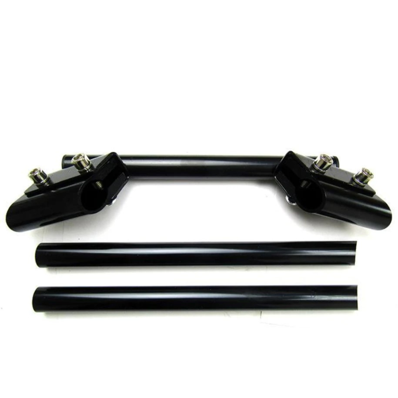 Manubrio Metalico Negro 3 Pzas P/moto Italika