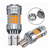 Focos Led 7443 36 Hiperled Canbus Ambar Con Ventilador
