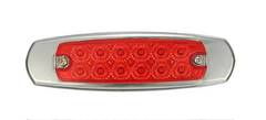 Plafon Lateral 12 Led Rojo C/estrobo