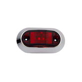 Plafon Lateral 6 Led Luz Fija Rojo