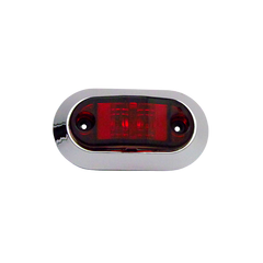 Plafon Lateral 6 Led Luz Fija Rojo