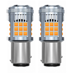 Focos Led 1034/1157 36 Hiperled Canbus Ambar Con Ventilador